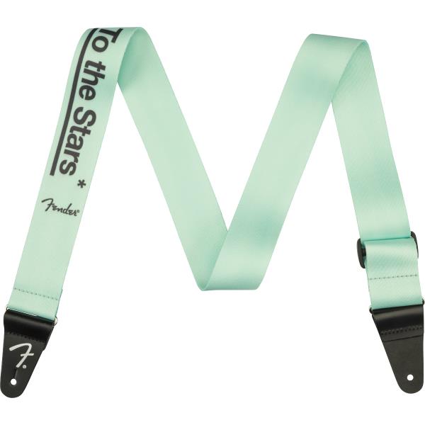 Fender-ストラップTom DeLonge To The Stars Strap, Surf Green