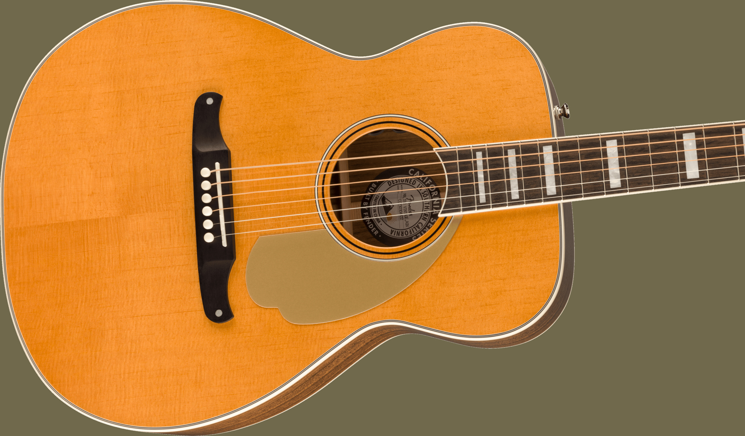 Malibu Vintage, Ovangkol Fingerboard, Gold Pickguard, Aged Natural追加画像 Malibu Vintage, Ovangkol Fingerboard, Gold Pickguard, Aged Natural追加画像