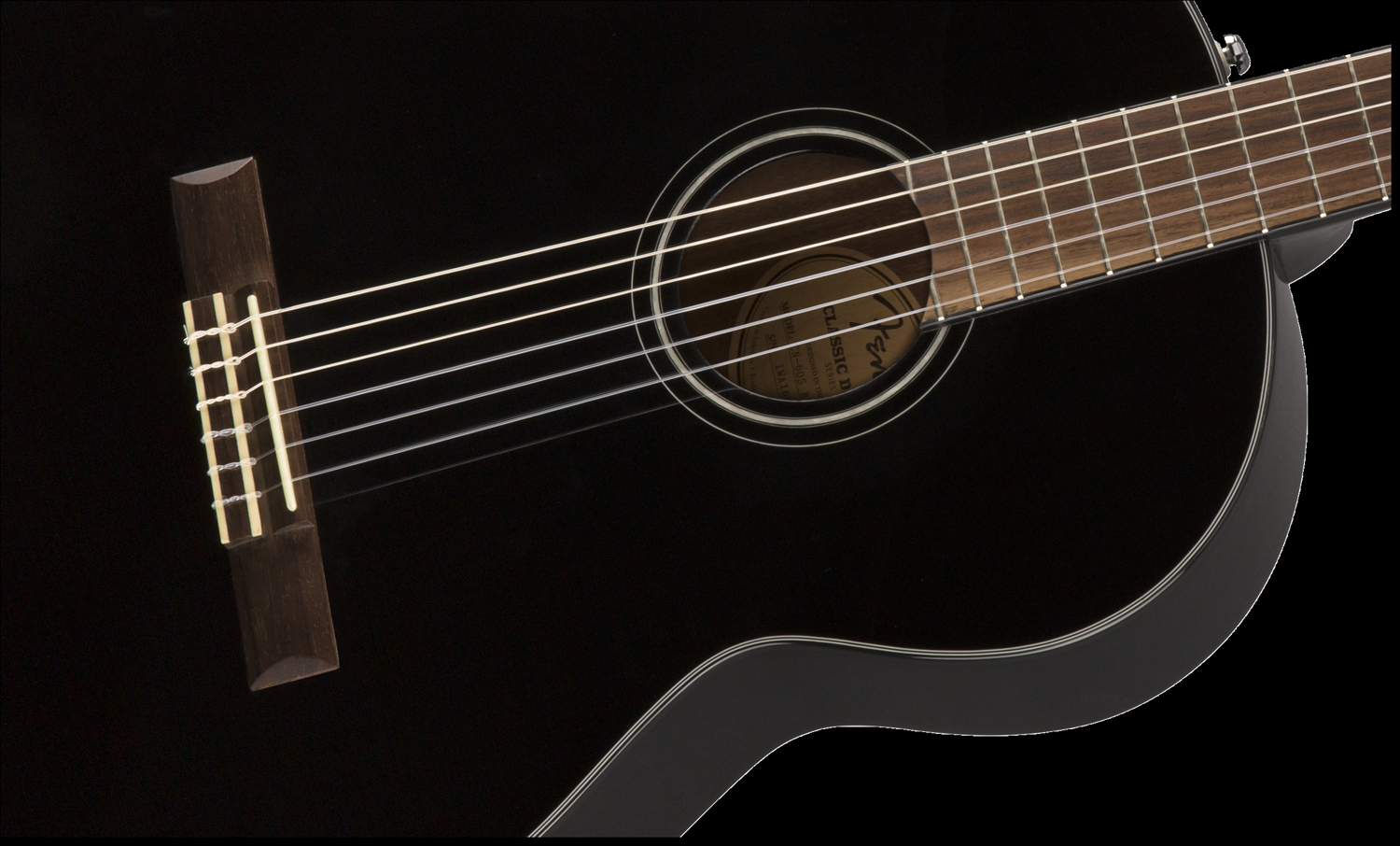 CN-60S Nylon, Walnut Fingerboard, Black追加画像 CN-60S Nylon, Walnut Fingerboard, Black追加画像