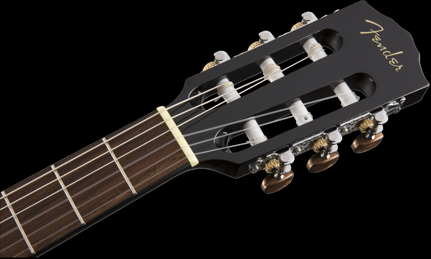 CN-60S Nylon, Walnut Fingerboard, Blackヘッド画像 CN-60S Nylon, Walnut Fingerboard, Blackヘッド画像