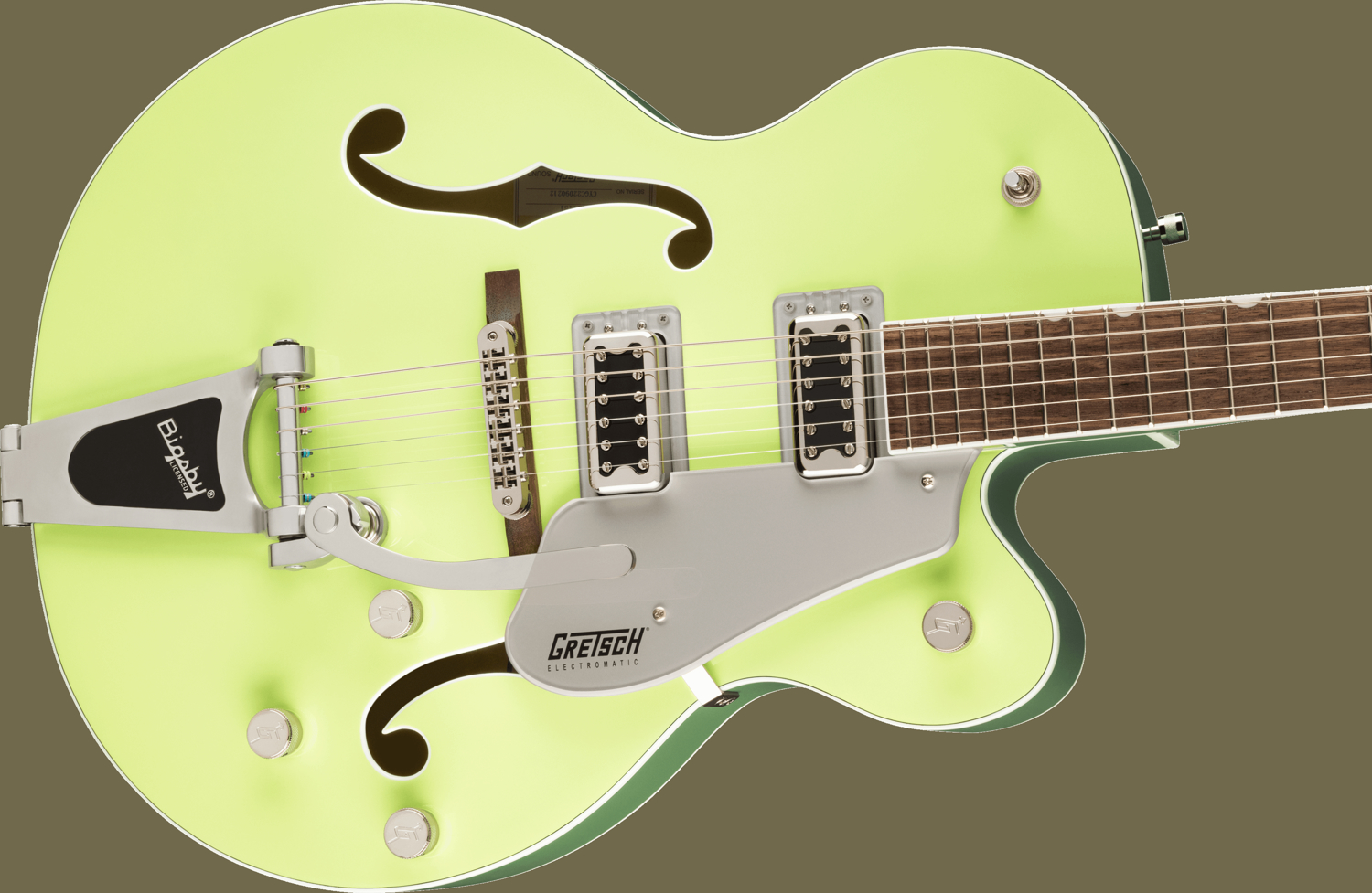 G5420T Electromatic® Classic Hollow Body Single-Cut with Bigsby®, Laurel Fingerboard, Two-Tone Anniversary Green追加画像 G5420T Electromatic® Classic Hollow Body Single-Cut with Bigsby®, Laurel Fingerboard, Two-Tone Anniversary Green追加画像