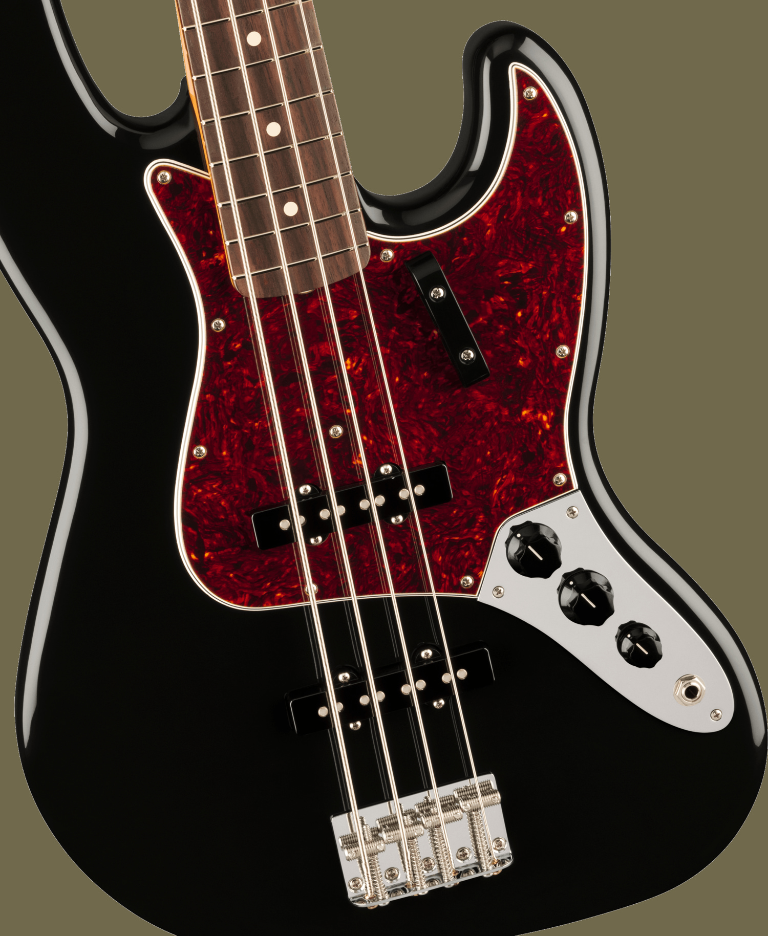 Vintera® II '60s Jazz Bass®, Rosewood Fingerboard, Black追加画像 Vintera® II '60s Jazz Bass®, Rosewood Fingerboard, Black追加画像