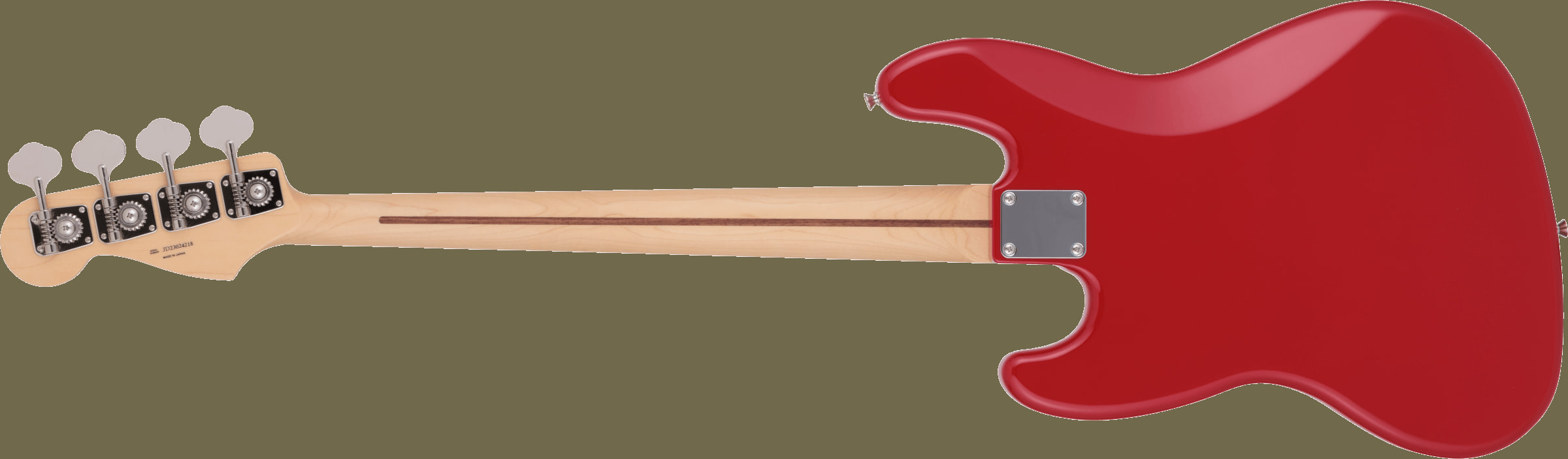 2024 Collection Made in Japan Hybrid II Jazz Bass® PJ, Maple Fingerboard, Modena Red背面画像 2024 Collection Made in Japan Hybrid II Jazz Bass® PJ, Maple Fingerboard, Modena Red背面画像