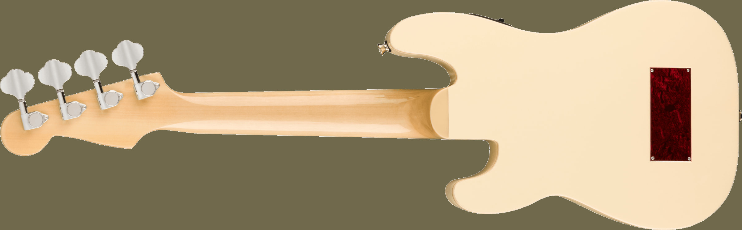Fullerton Precision Bass® Uke, Walnut Fingerboard, Tortoiseshell Pickguard, Olympic White追加画像 Fullerton Precision Bass® Uke, Walnut Fingerboard, Tortoiseshell Pickguard, Olympic White追加画像