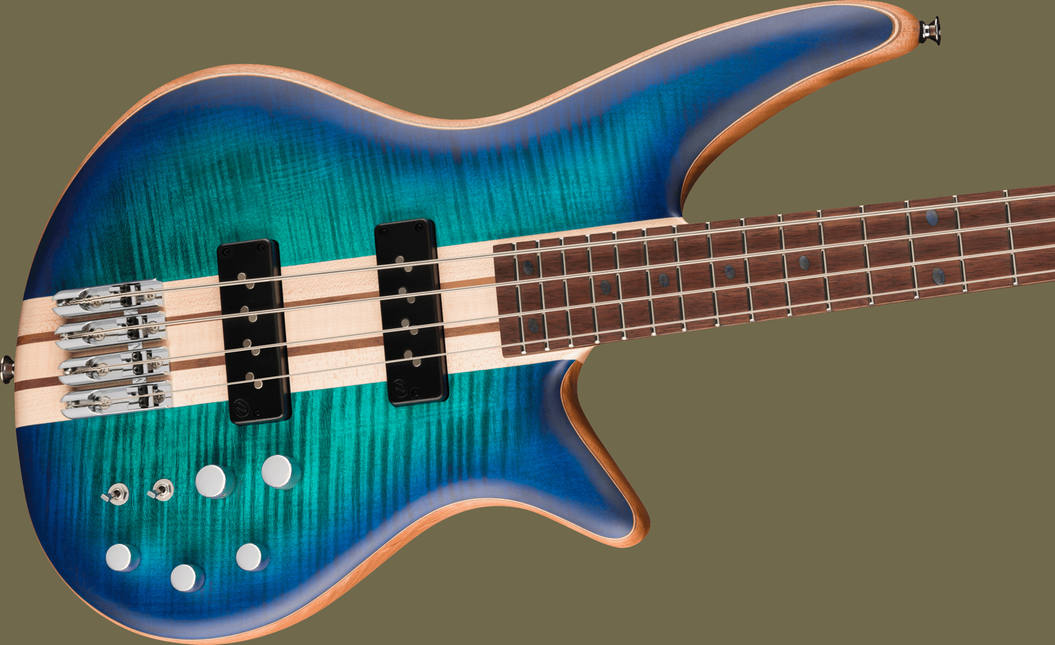 Pro Series Spectra Bass SBFM IV, Caramelized Jatoba Fingerboard, Chlorine Burst追加画像 Pro Series Spectra Bass SBFM IV, Caramelized Jatoba Fingerboard, Chlorine Burst追加画像