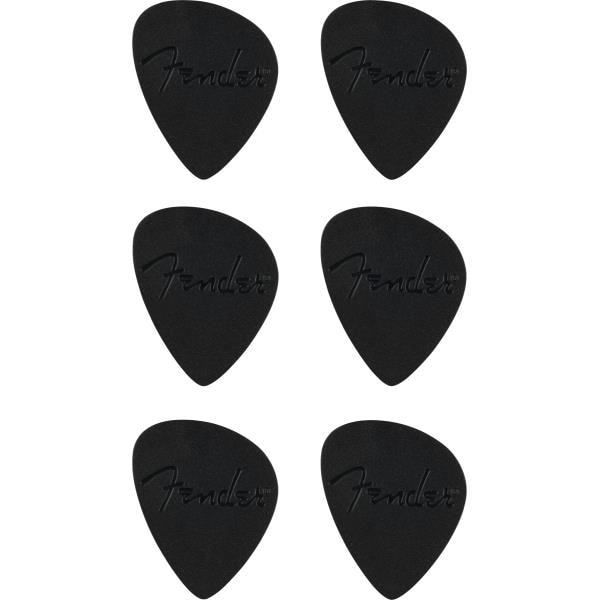 Fender-ピックOffset Picks, Black (6)