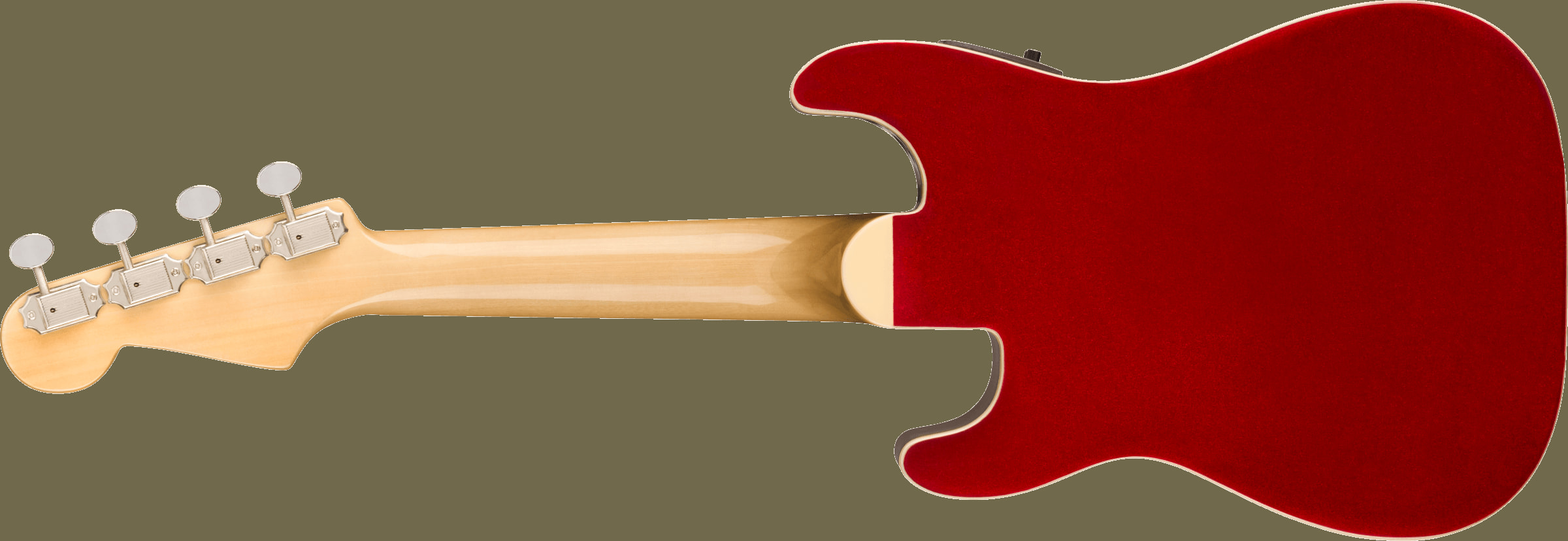 Fullerton Strat® Uke, Walnut Fingerboard, White Pickguard Candy Apple Red追加画像 Fullerton Strat® Uke, Walnut Fingerboard, White Pickguard Candy Apple Red追加画像