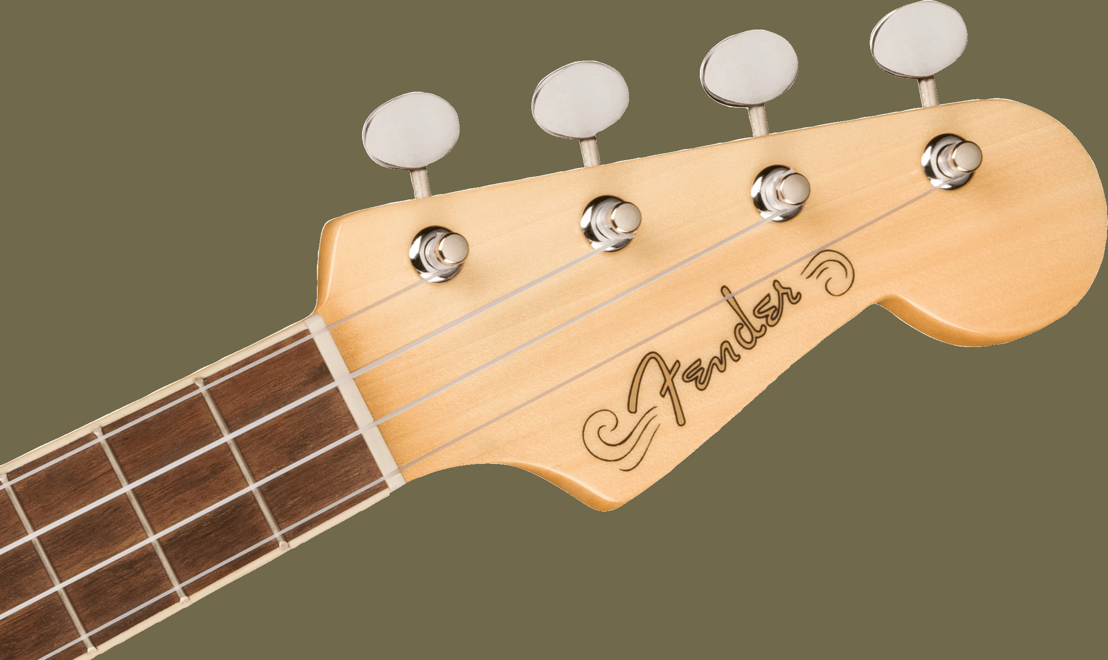 Fullerton Strat® Uke, Walnut Fingerboard, White Pickguard Candy Apple Red追加画像 Fullerton Strat® Uke, Walnut Fingerboard, White Pickguard Candy Apple Red追加画像