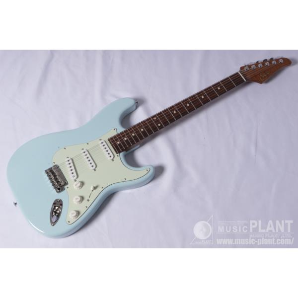Suhr-エレキギターJE-Line Classic S Antique Roasted Flame Maple SSS Sonic Blue/Rosewood