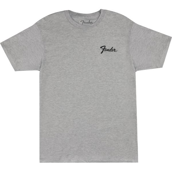 Fender-Fender® Transition Logo Tee, Athletic Gray, XL