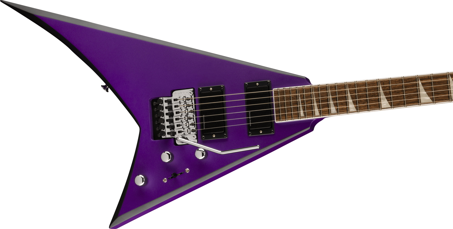 X Series Rhoads RRX24, Laurel Fingerboard, Purple Metallic with Black Bevels追加画像 X Series Rhoads RRX24, Laurel Fingerboard, Purple Metallic with Black Bevels追加画像