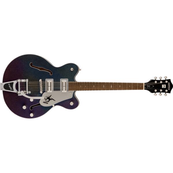 GRETSCH-エレキギターElectromatic™ John Gourley Broadkaster® Center Block, Laurel Fingerboard, Iridescent Black