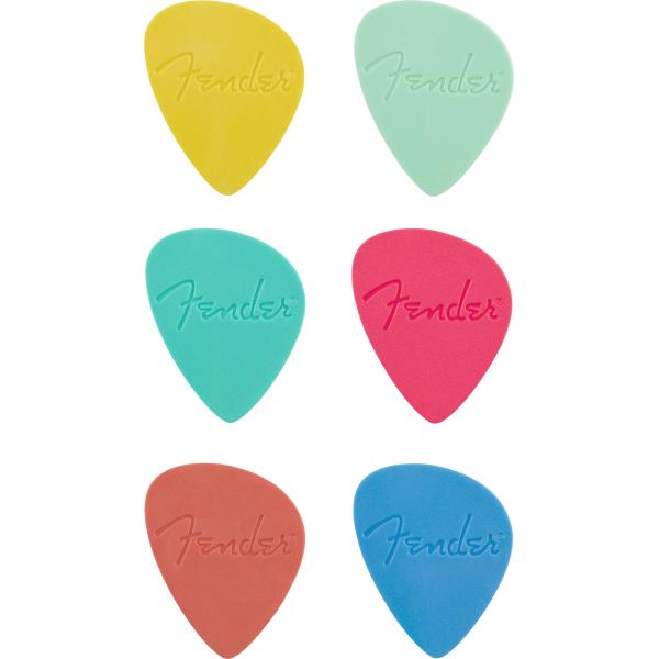 Fender-ピックOffset Picks, Multi-Color (6)