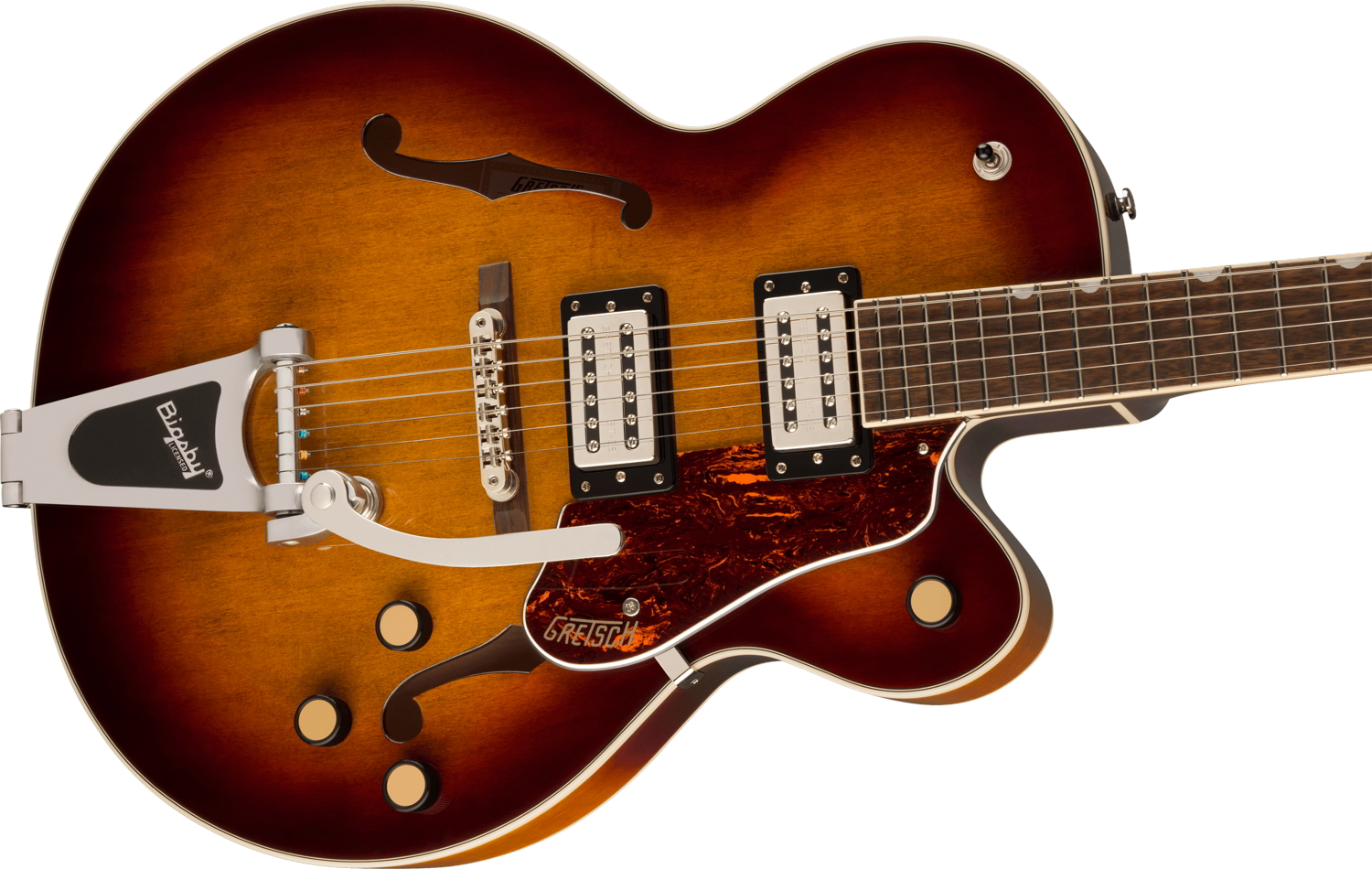 G2420T Streamliner™ Hollow Body with Bigsby®, Laurel Fingerboard, Broad'Tron™ BT-3S Pickups, Havana Burst追加画像 G2420T Streamliner™ Hollow Body with Bigsby®, Laurel Fingerboard, Broad'Tron™ BT-3S Pickups, Havana Burst追加画像