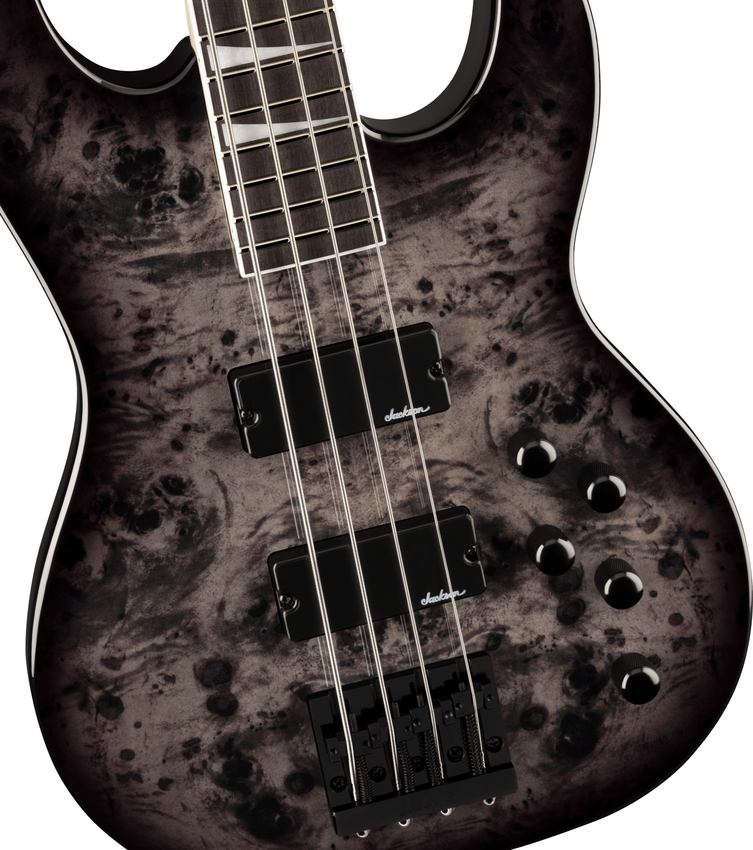 JS Series Concert™ Bass CB JS3P, Amaranth Fingerboard, Transparent Black追加画像 JS Series Concert™ Bass CB JS3P, Amaranth Fingerboard, Transparent Black追加画像