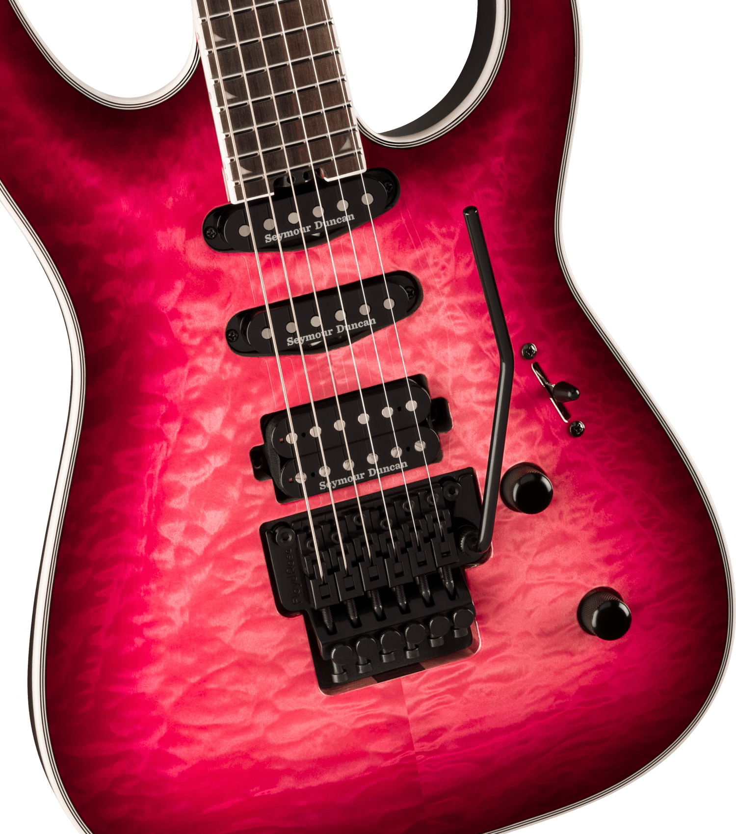 Pro Plus Series Soloist™ SLA3Q, Ebony Fingerboard, Fuschia Burst追加画像 Pro Plus Series Soloist™ SLA3Q, Ebony Fingerboard, Fuschia Burst追加画像