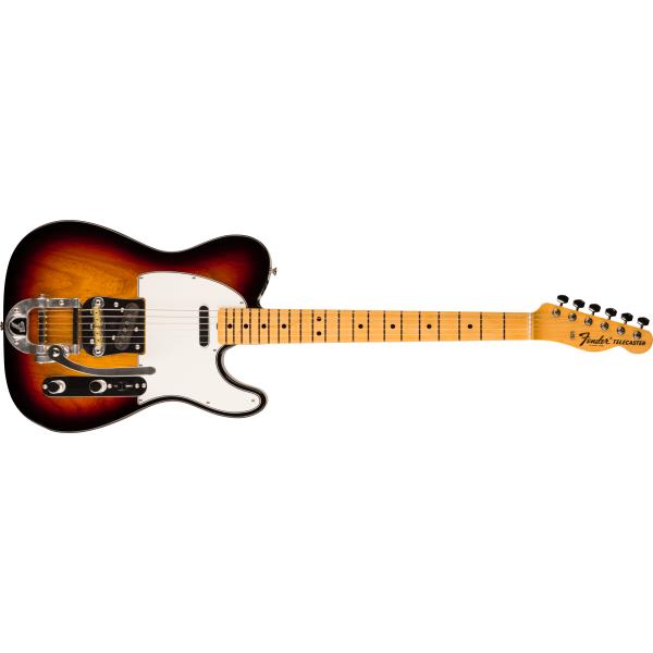 Fender Custom Shop-テレキャスター1967 Telecaster® Bigsby® DLX Closet Classic, Maple Fingerboard, 3-Color Sunburst