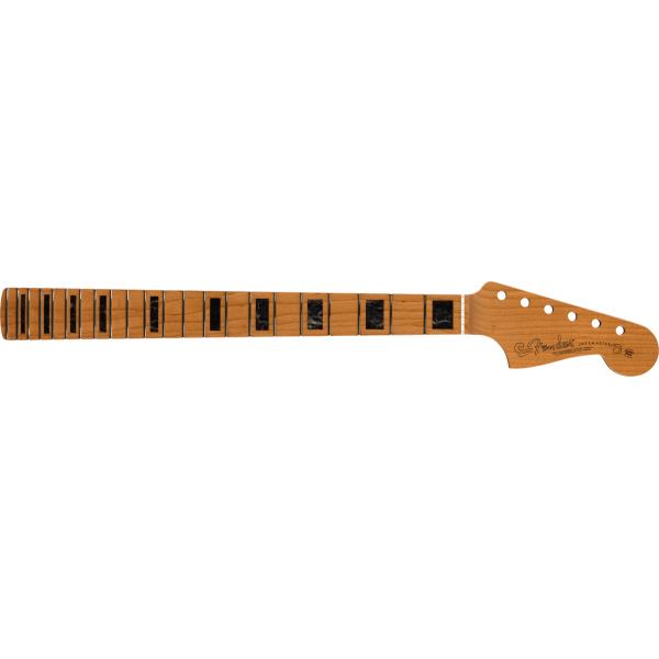 Fender-ネックRoasted Jazzmaster Neck, Block Inlays, 22 Medium Jumbo Frets, 9.5" Radius, Maple Modern C Shape