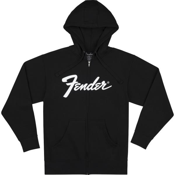 Fender® Transition Logo Zip Front Hoodie, Black, Lサムネイル