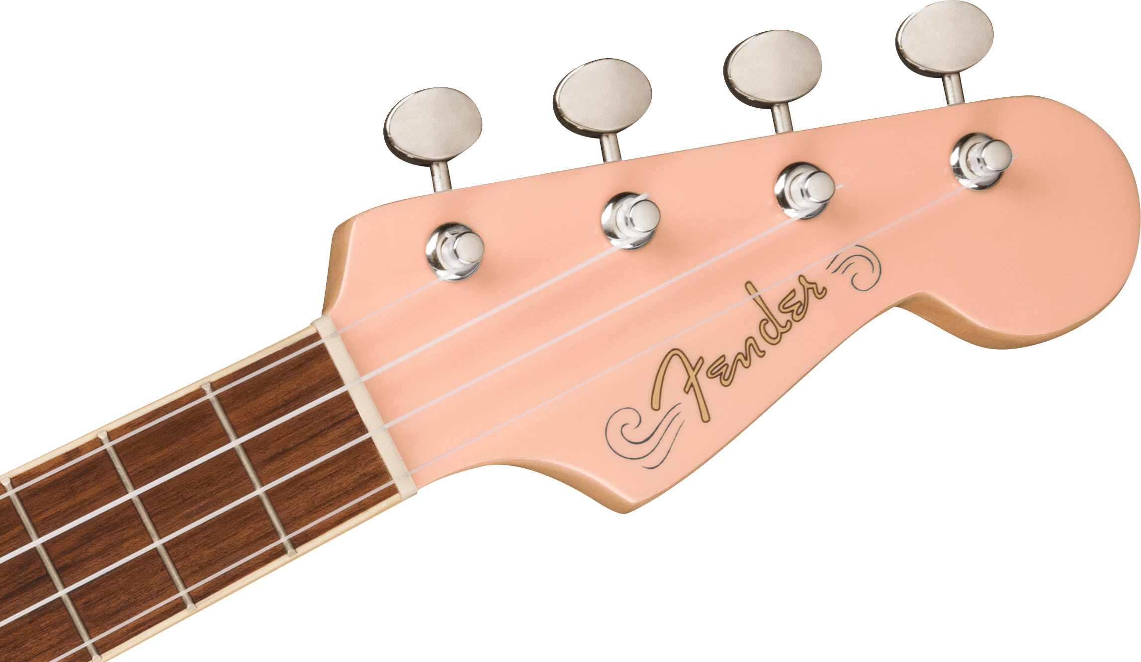 Fullerton Jazzmaster® Uke, Walnut Fingerboard, Tortoiseshell Pickguard, Shell Pink追加画像 Fullerton Jazzmaster® Uke, Walnut Fingerboard, Tortoiseshell Pickguard, Shell Pink追加画像