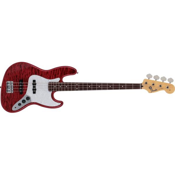 2024 Collection Made in Japan Hybrid II Jazz Bass®, Rosewood Fingerboard, Quilt Red Berylサムネイル