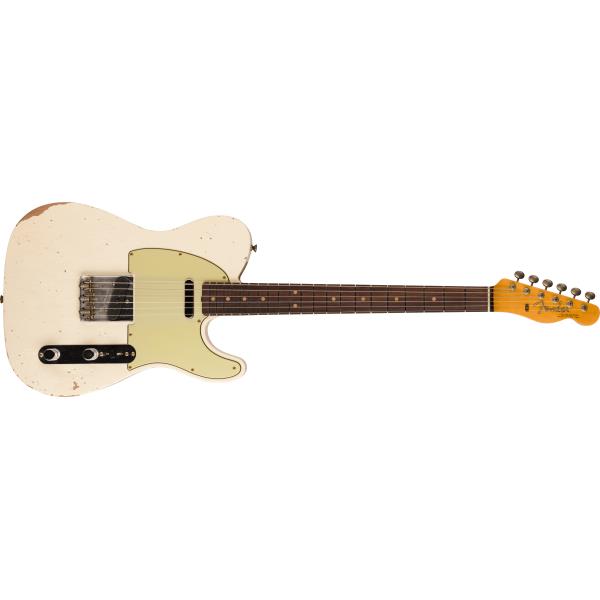 Fender Custom Shop-テレキャスター1963 Telecaster® Relic®, 3A Rosewood Fingerboard, Aged Olympic White