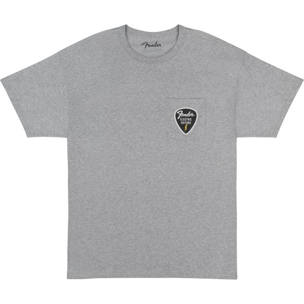 Fender-Fender® Pick Patch Pocket Tee, Athletic Gray, S