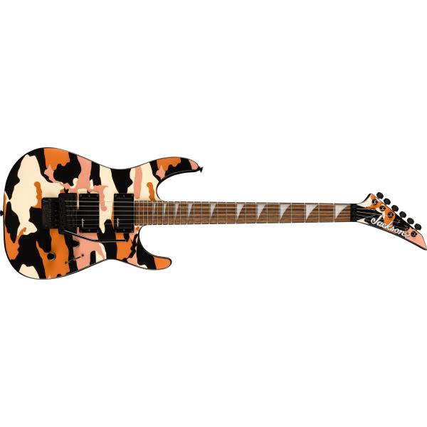 Jackson-エレキギターX Series Soloist™ SLX DX Camo, Laurel Fingerboard, Butterscotch Camo