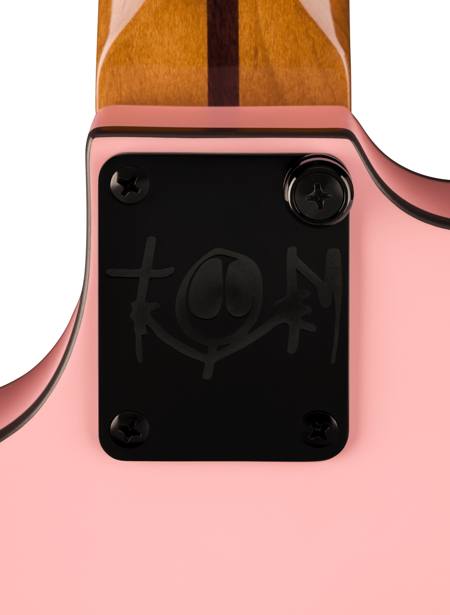 Tom DeLonge Starcaster®, Rosewood Fingerboard, Black Hardware, Satin Shell Pink追加画像 Tom DeLonge Starcaster®, Rosewood Fingerboard, Black Hardware, Satin Shell Pink追加画像