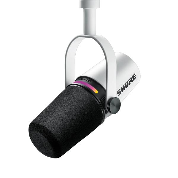 SHURE-ポッドキャストマイクロホンMV7+-W-J White