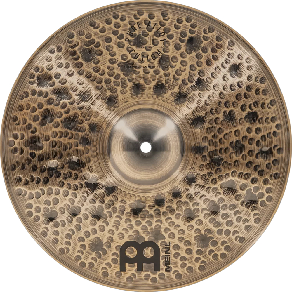 Pure Alloy Custom Extra Thin Hammered 15" Hi-Hats PAC15ETHHパネル画像 Pure Alloy Custom Extra Thin Hammered 15" Hi-Hats PAC15ETHHパネル画像