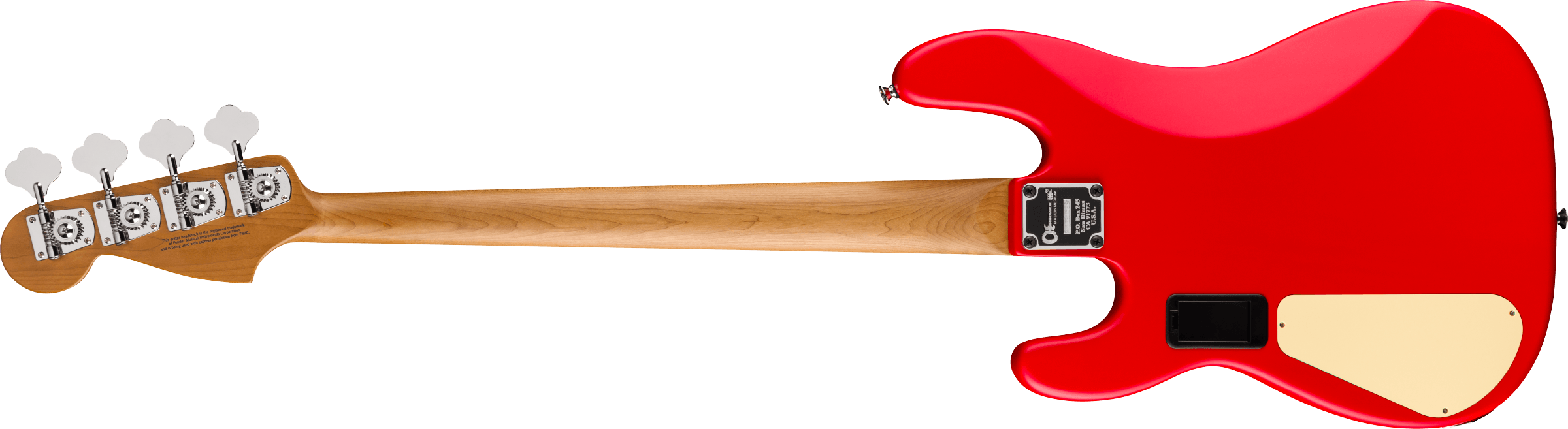Pro-Mod San Dimas® Bass PJ IV MAH, Caramelized Maple Fingerboard, Satin Ferrari Red追加画像 Pro-Mod San Dimas® Bass PJ IV MAH, Caramelized Maple Fingerboard, Satin Ferrari Red追加画像