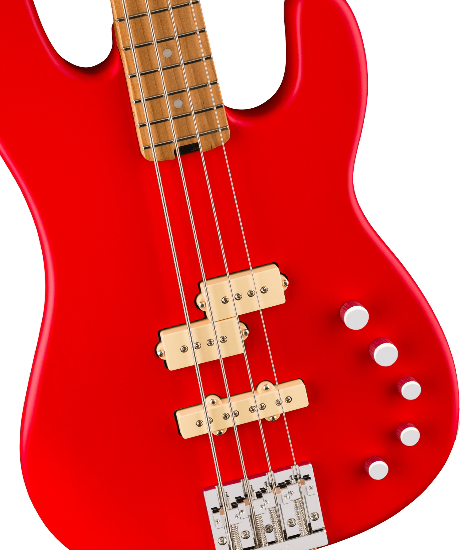 Pro-Mod San Dimas® Bass PJ IV MAH, Caramelized Maple Fingerboard, Satin Ferrari Red追加画像 Pro-Mod San Dimas® Bass PJ IV MAH, Caramelized Maple Fingerboard, Satin Ferrari Red追加画像