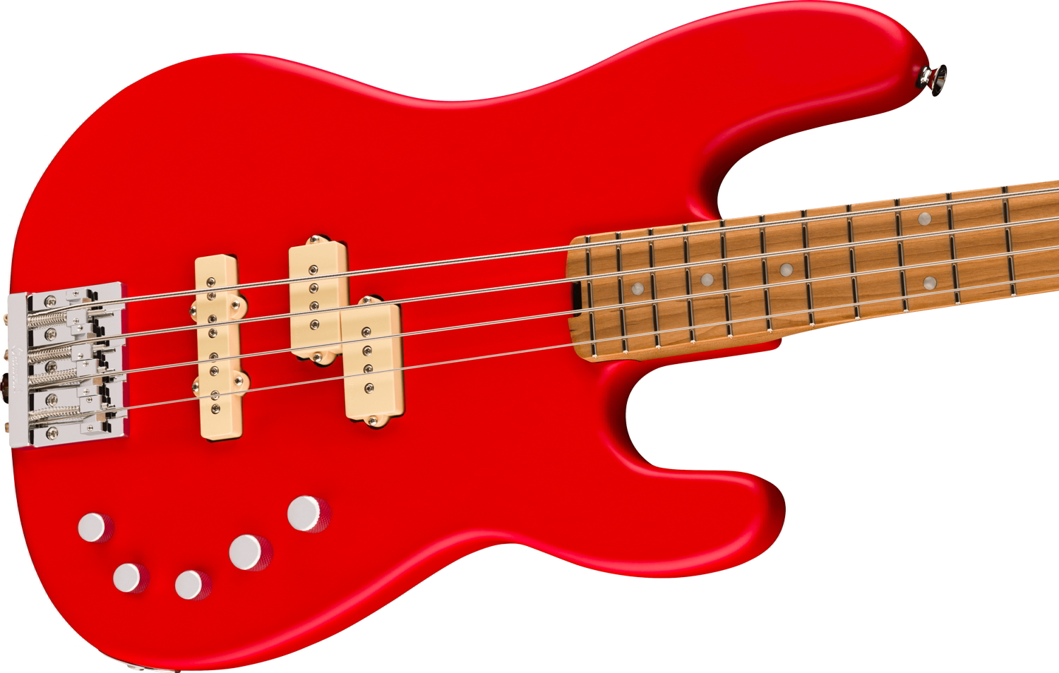 Pro-Mod San Dimas® Bass PJ IV MAH, Caramelized Maple Fingerboard, Satin Ferrari Red追加画像 Pro-Mod San Dimas® Bass PJ IV MAH, Caramelized Maple Fingerboard, Satin Ferrari Red追加画像