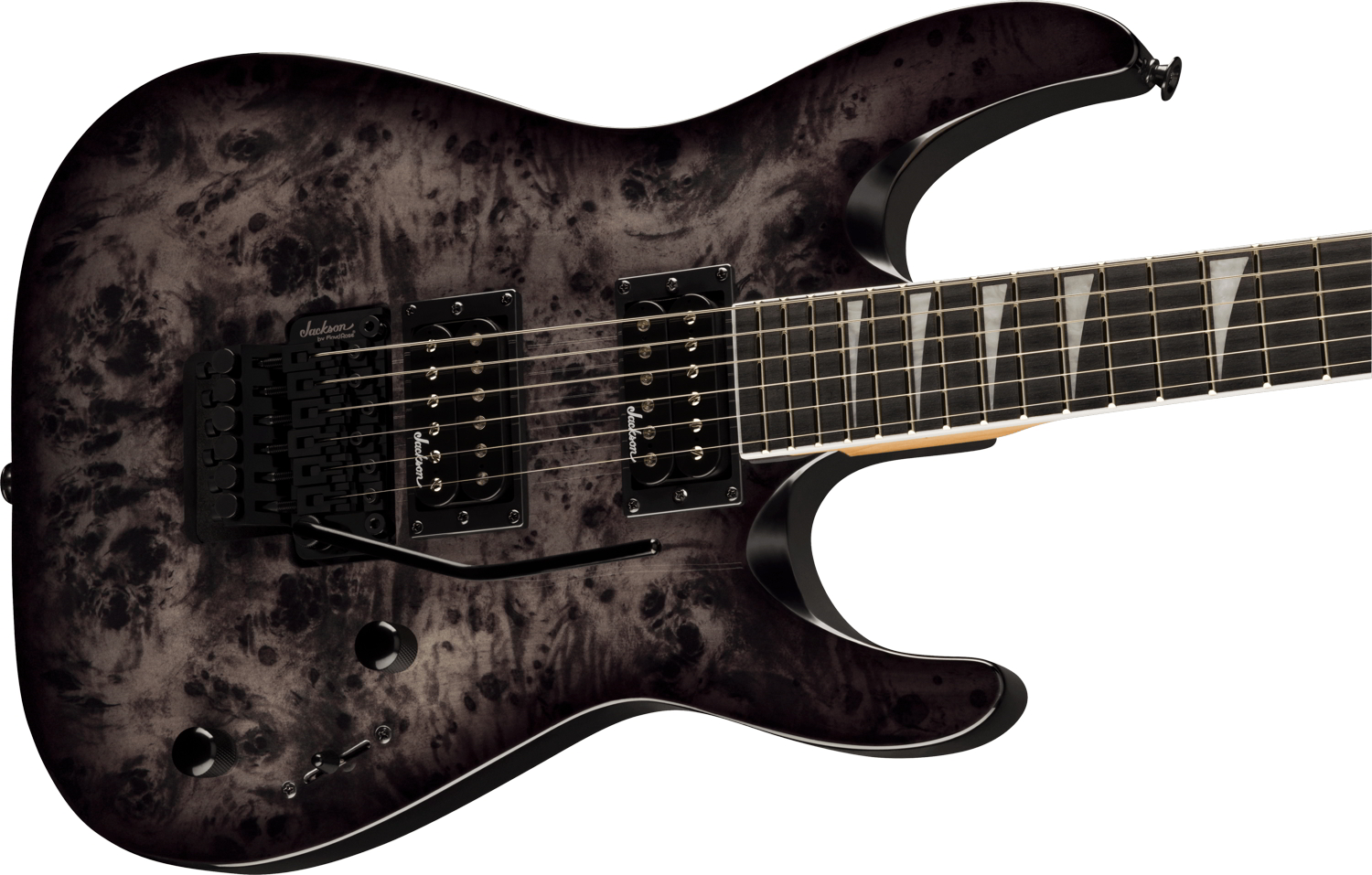 JS Series Dinky® JS32 DKAP, Amaranth Fingerboard, Transparent Black追加画像 JS Series Dinky® JS32 DKAP, Amaranth Fingerboard, Transparent Black追加画像