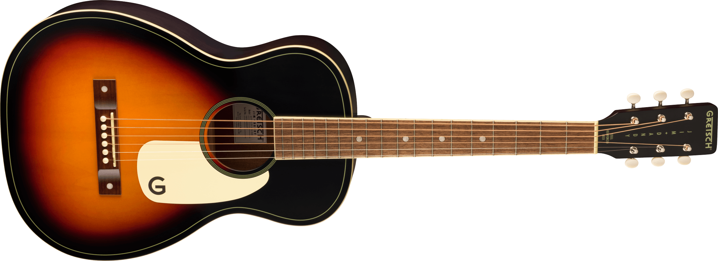 Jim Dandy™, Walnut Fingerboard, White Pickguard, Rex Burst追加画像 Jim Dandy™, Walnut Fingerboard, White Pickguard, Rex Burst追加画像