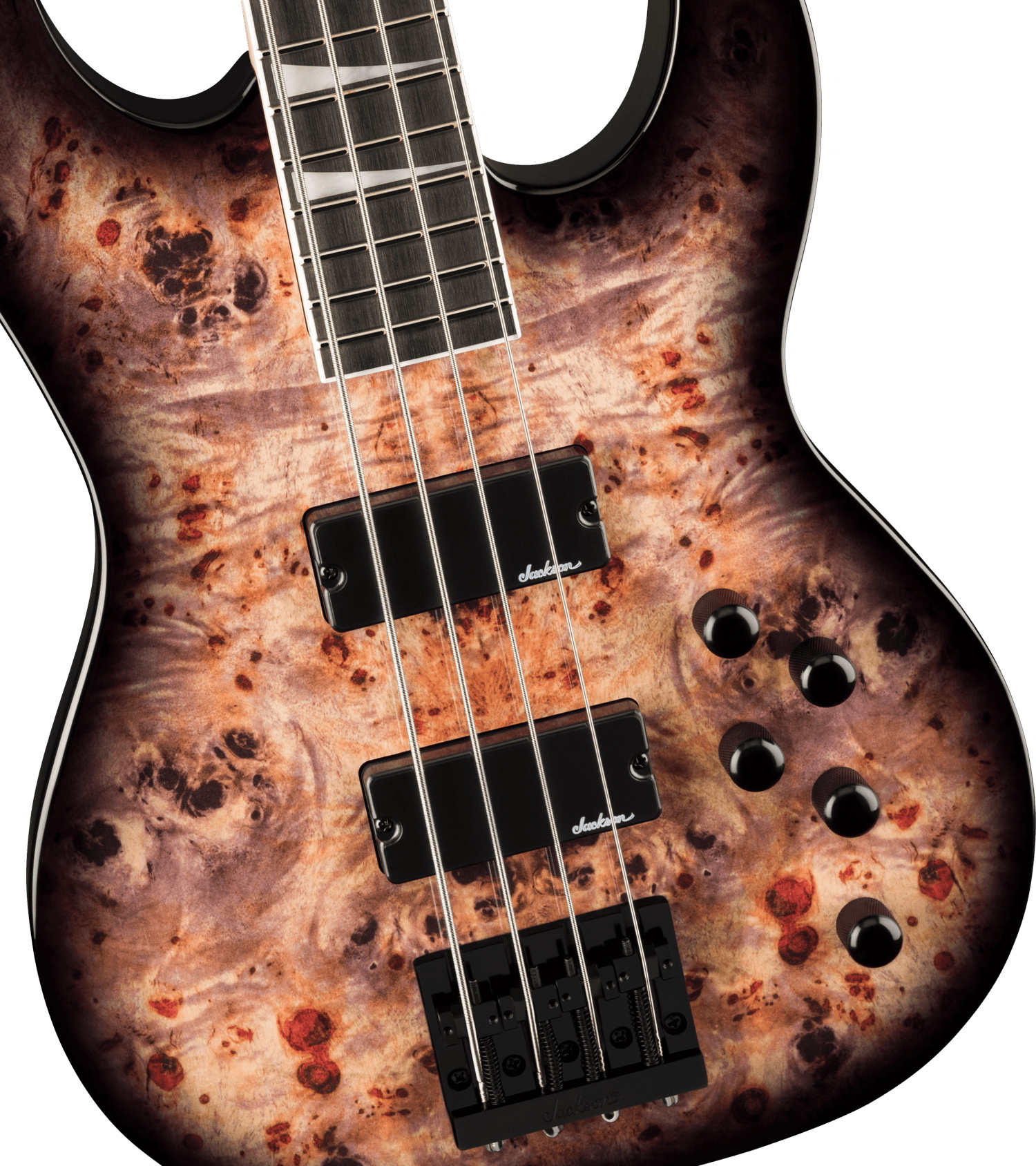 JS Series Concert™ Bass CB JS3P, Amaranth Fingerboard, Transparent Black Burst追加画像 JS Series Concert™ Bass CB JS3P, Amaranth Fingerboard, Transparent Black Burst追加画像