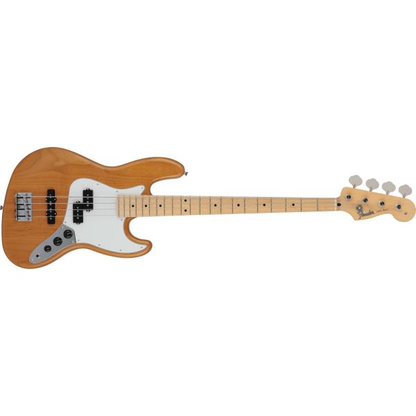 Fender-ジャズベース2024 Collection Made in Japan Hybrid II Jazz Bass® PJ, Maple Fingerboard, Vintage Natural