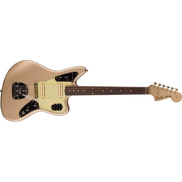 Fender Custom Shop-ジャガー1964 Jaguar® Journeyman Relic®, 3A Rosewood Fingerboard, Faded Aged Shoreline Gold