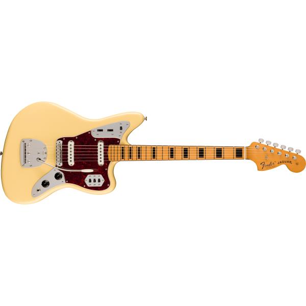 Fender-ジャガーVintera® II '70s Jaguar®, Maple Fingerboard, Vintage White