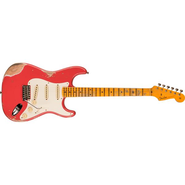 Fender Custom Shop-ストラトキャスター
1957 Stratocaster® Heavy Relic®, 1-Piece Rift Sawn Maple Neck Fingerboard, Aged Fiesta Red