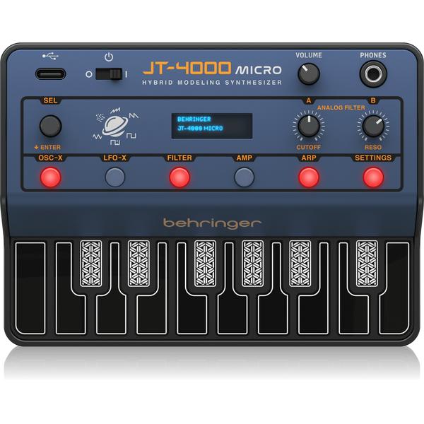 BEHRINGER-ポータブル4ボイスハイブリッドシンセサイザーJT-4000 MICRO