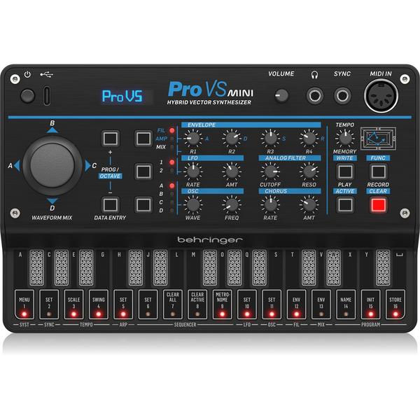 BEHRINGER-4ボイスハイブリッドベクトルシンセサイザーPRO-VS MINI