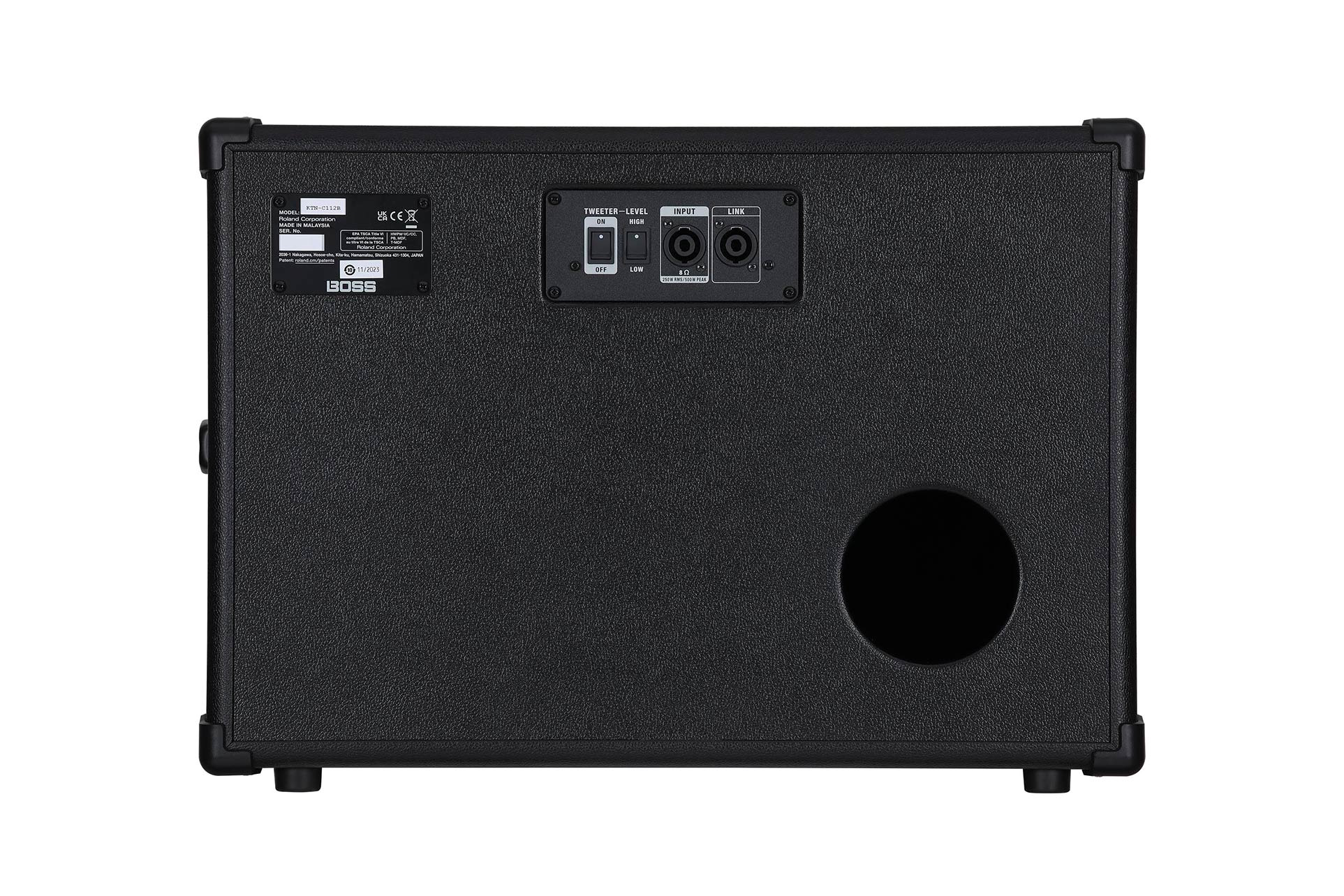 KATANA Bass Amplifire Cabinet KTN-C112B背面画像 KATANA Bass Amplifire Cabinet KTN-C112B背面画像