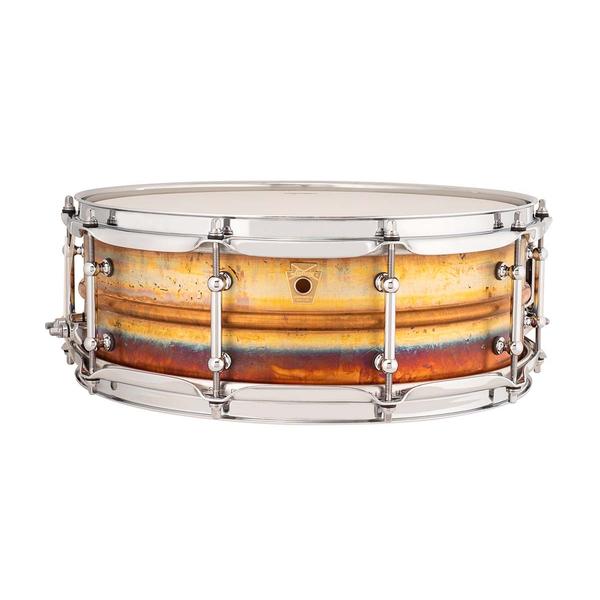 Ludwig-スネアドラムLB550RT 5" x 14" Raw Bronze With Tube Lugs