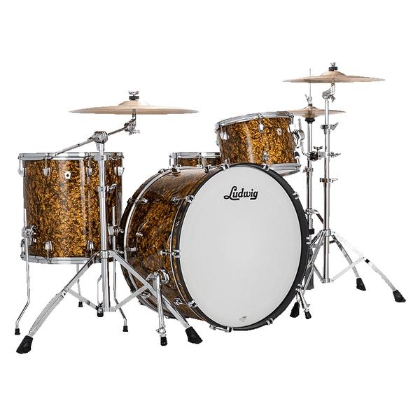 Ludwig-ドラムシェル3点セットLN34433TXAG Pro Beat 3pc Shell Set Silver Silk