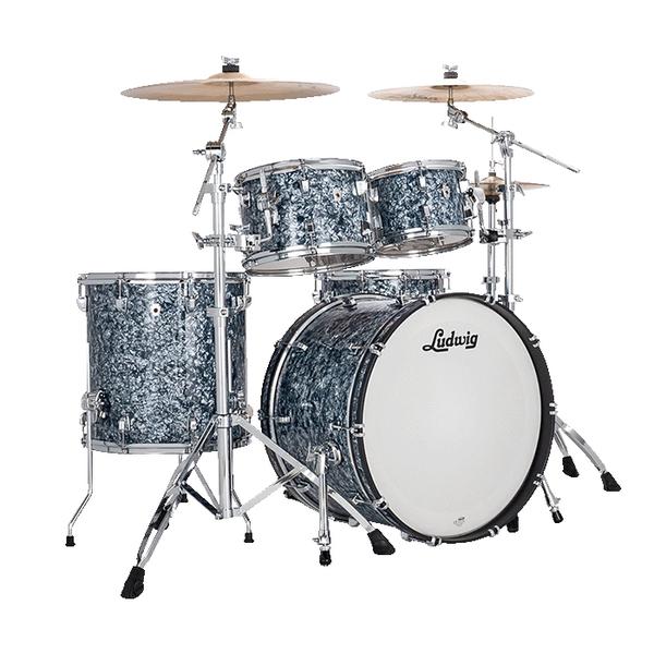 Ludwig-ドラムシェル4点セットLN34204TXA7 MOD2 4pc Shell Set Steel Blue Pearl