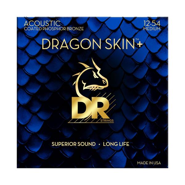 DR Strings-アコースティックギター用弦DAP-12 Coated Phosphor Medium Light 12-54