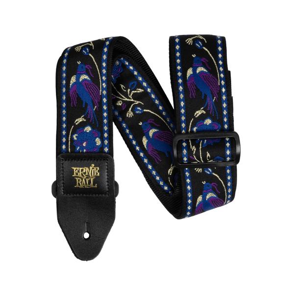 ERNIE BALL-ギター/ベース用ストラップP05371 Jacquard Strap Purple Pleasant Pheasant
