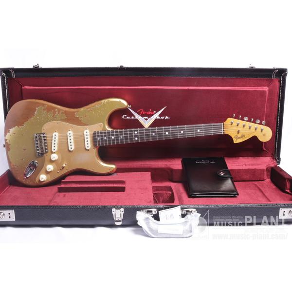 Fender Custom Shop-エレキギター2023 Limited Edition Roasted Bighead Stratocaster Super Heavy Relic, Aged Aztec Gold